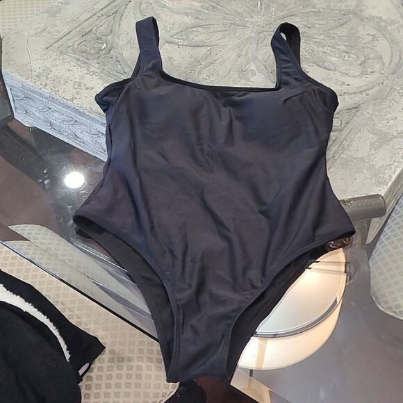 summer Mae Black One Piece Swimsuit Large - Picture 2 of 8